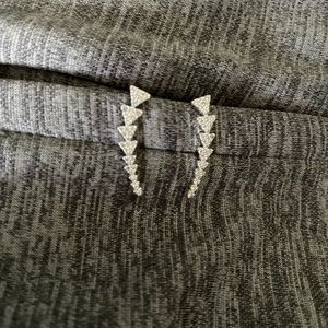 Stella and Dot Pave ear climbers